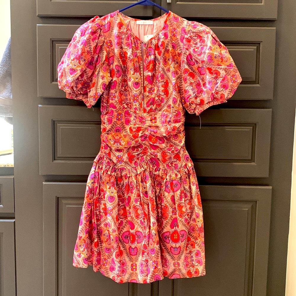 Karlie puff sleeve dress, medium, NWT